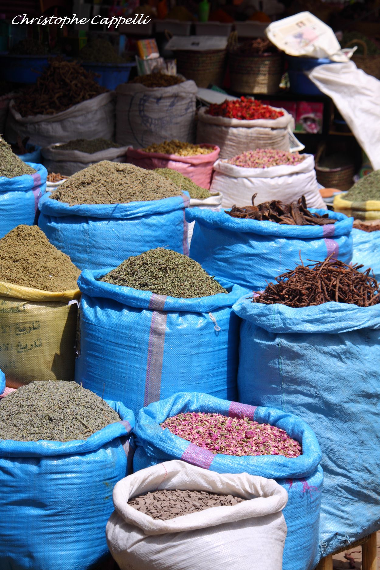 Spices at Bab Ftouh square